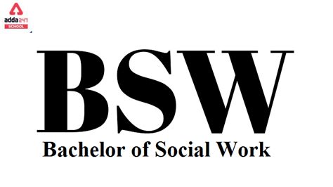 bachelor's degree in social work